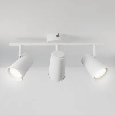 Image de HOFTRONIC - Plafonnier LED 3 spots 12W 1035lm 6500K Inclinable Blanc