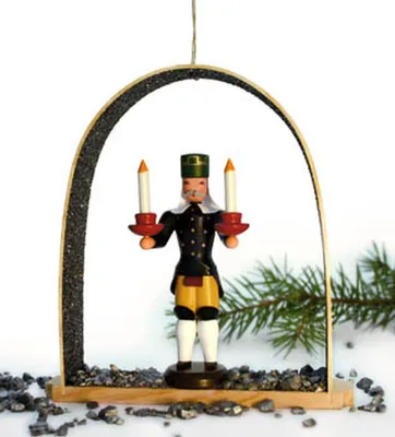 Immagine prodotto di Decorazione per albero Minatore in arco colorato Altezza=13 cm NUOVO