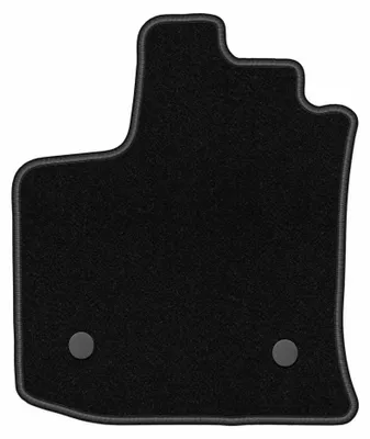 Produktbild von Fahrermatte Velours für Dacia Lodgy 2012- (Minivan) – 1-tlg, Schwarz, passgenau – Wielganizator BASIC