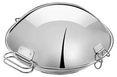 Cataplana Schmortopf Edelstahl 32 cm 1,3 L mit Deckel