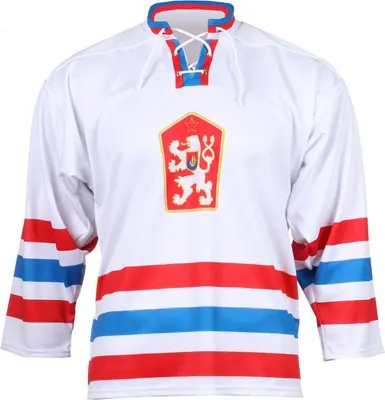 Image de Réplique du maillot de hockey de la Tchécoslovaquie 1976 blanc