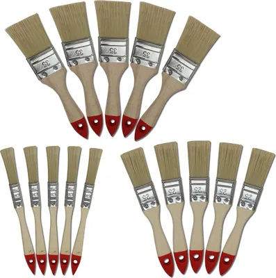 Produktbild von 15-teiliges Pinselset Flachpinsel