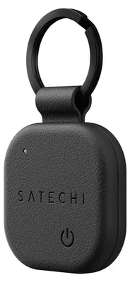 Produktbild von Satechi Vegan-Leather FindAll Keychain Black
