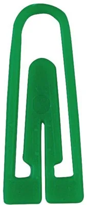 Produktbild von Alco Briefklammer Plastik 26mm dunkelgrün 100 Stück