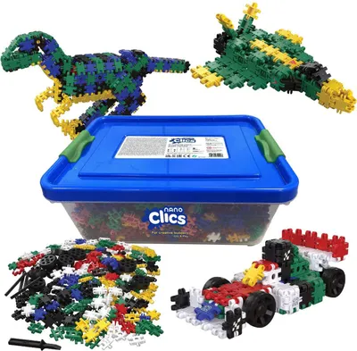 Produktbild von Clics Baukasten Nano Clics - 2000-tlg. Konstruktionsspielzeug recycelt