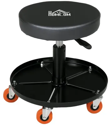 Obrázek produktu pro Technický pracovní stolek, výškově nastavitelný, s otočnými kolečky o 360°, černý