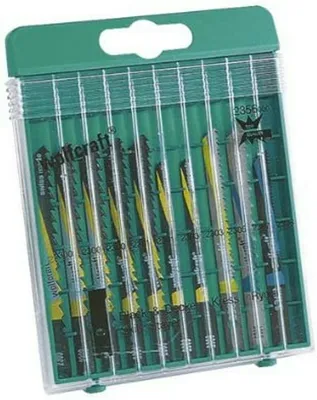 Produktbild von Wolfcraft  Stichsäge-Blatt Hartmetall Box 10-Teilig