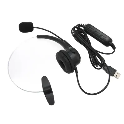 Zdjęcie produktu dla Zestaw słuchawkowy do obsługi klienta, zestaw słuchawkowy USB do obsługi klienta, słuchawka do obsługi klienta, zestaw słuchawkowy do call center, zestaw słuchawkowy do call center z mikrofonem, zestaw słuchawkowy USB