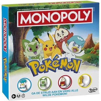 Produktbild von Hasbro Monopoly Pokémon Brettspiel - Pokémon Gesellschaftsspiel für Kinder