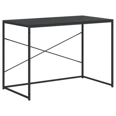 Produktbild von vidaXL Computertisch Schwarz 110x60x70 cm Holzwerkstoff