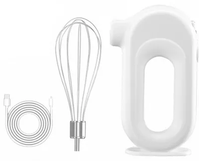 Produktbild von Küchenhelfer, elektrischer Mini-Handmixer, kabellos, mit Schneebesen, Rührbesen, mintgrün, Küchenzubehör, Handmixer für den Haushalt, Eierquirl, Rührgerät, Erdnussbutterrührer