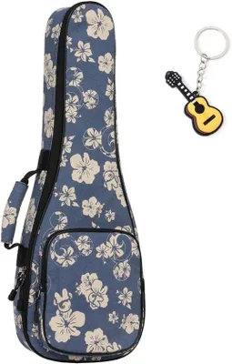 Produktbild von Famanu Ukulelen Tasche mit 10mm Schaumstoffpolsterung und Zubehörfach - 21 Zoll Sopran