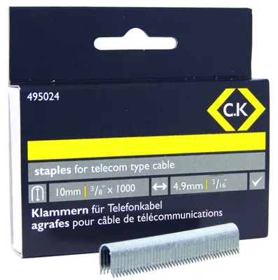 Immagine prodotto di Graffette C.K, a forma di "C", 4, 9x10 mm