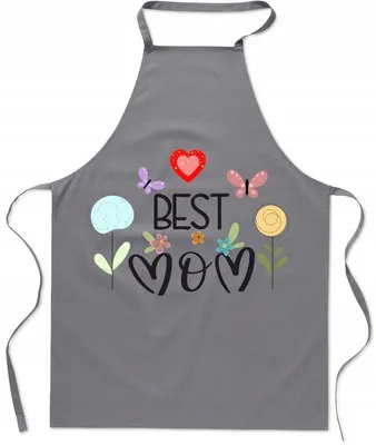 Image de HaftNadruk Tablier de Cuisine Meilleure Maman Cadeau Fête des Mères