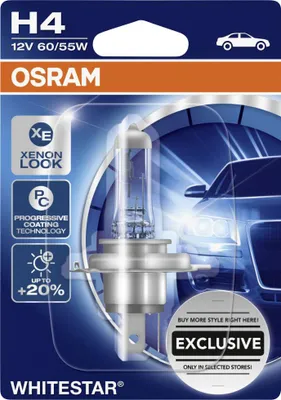 Produktbild von Osram GLL H4 Whitestar 12V 60/55W