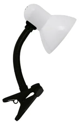 Produktbild von Leselampe mit Klemme, 40 W, weiß, TOLA E27, Klemme, Ideus 02853