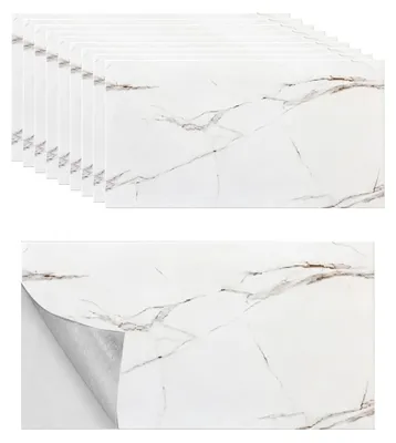 Immagine prodotto di Piastrelle adesive in marmo - Cucina - 60 x 30 cm - 10 pezzi - Impermeabili