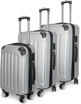 Produktbild von Kofferset - Reisegepäck - Business Travel - ABS Hard Shell - 3 Stck - Grau
