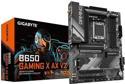 Obrázok produktu pre Základná doska GIGABYTE B650 GAMING X AX V2, AMD AM5, DDR5 do 8000 MHz (OC), WiFi 6E, 2,5GbE LAN, PCIe 5.0 M.2