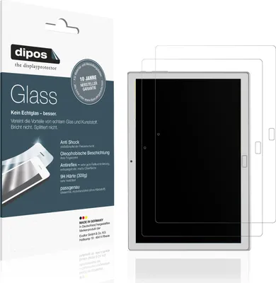 Produktbild von 2x Schutzfolie für Feonal 110 matt - Anti-Shock 9H Folie dipos Glass Kunststoffglas