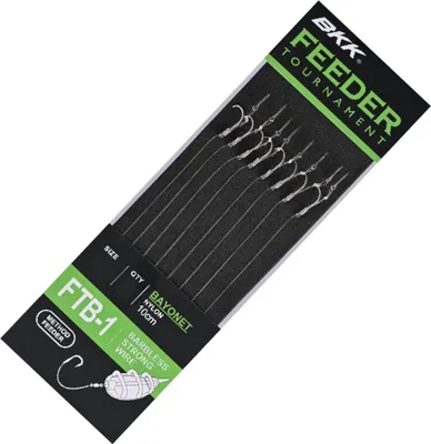 Produktbild von BKK FTB-1 Bayonet Rigs Barbless | Feeder Vorfachhaken: #12 (0.23mm)