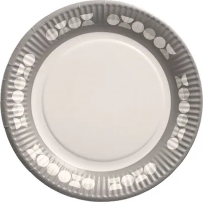 Produktbild von 10 Teller, Pappe rund Ø 23 cm "Pastilles"