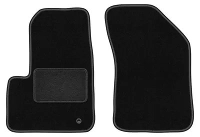 Zdjęcie produktu dla Wielganizator dywaniki welurowe LUX przednie do Dodge Avenger sedan (2007-2015) - czarne dywaniki samochodowe BASIC komplet (2 szt.)
