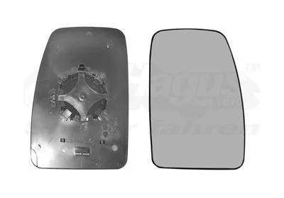 Produktbild von VAN WEZEL Spiegelglas Außenspiegel Rechts für RENAULT MASTER III Kasten (FV) Konvex 3799836