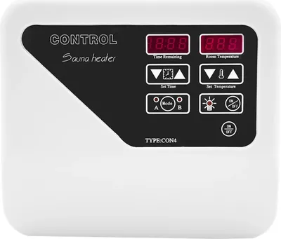 Immagine prodotto di Centralina per sauna - Regolatore digitale - Potenza 3–9 kW, 380–415 V - Display - Funzione di memoria - CE - Per sauna, spa, palestra