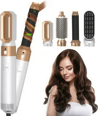 Zdjęcie produktu dla Wielofunkcyjny styler 5w1 z akcesoriami do stylizacji HB-618