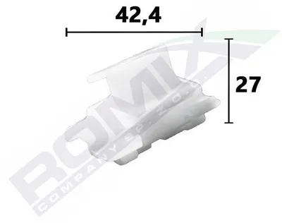 Obrázek produktu pro Klip Prahové Lišty Mercedes W222 (Balení 5 Ks)