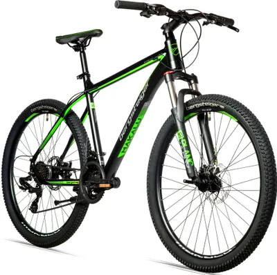 Produktbild von Bergsteiger Makalu 26 Zoll Mountainbike Aluminium, geeignet ab 150 cm, Scheibenbremse, Shimano 21 Gang-Schaltung, Hardtail, Jungen-Fahrrad & Herren-Fahrrad