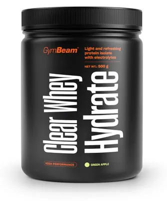 Produktbild von GymBeam - Clear Whey Hydrate, 500 g, grüner Apfel