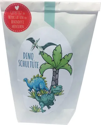 Produktbild von WUNDERLE 63280 Wundertüte Dino Schultüte  14x22 cm