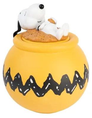 Productafbeelding van Snoopy koekjesdoos voor honden, 12 oz, knapperige snacks