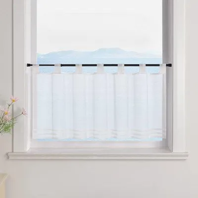 Image de Plaque de verre blanc transparent perforée pour la cuisine, 45 x 120 cm