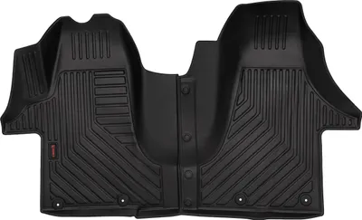 Produktbild von 3D Gummimatten passend für Volkswagen Transporter T5 transporter (2003-2015) – Schwarz, hoher Rand, 2-tlg Set
