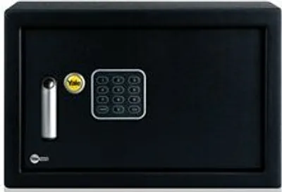 Zdjęcie produktu dla Yale YSV/250/DB1, Czarny, Zamek szyfrowy, Klucz płaski, Metal, 350 mm, 250 mm, 250 mm