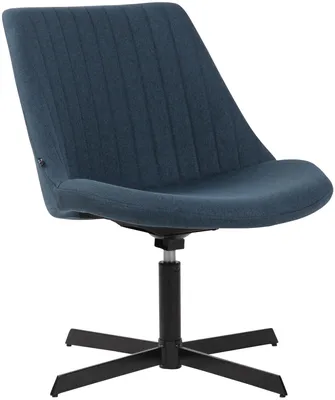 Produktbild von CLP Lounger Granby Stoff mit Metallgestell und Rückenlehne blau