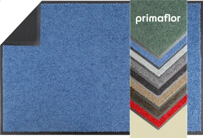 Produktbild von Schmutzfangmatte ZANZI 60x180cm Blau robuste Türmatte aus Recyclingmaterial, Größen