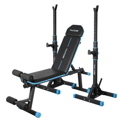 Immagine prodotto di THUNDER® | Set per bodybuilding | Panca WOXIC | Rack per manubri PRESA | Carico massimo della panca: 150 kg | Carico massimo del rack: 200 kg