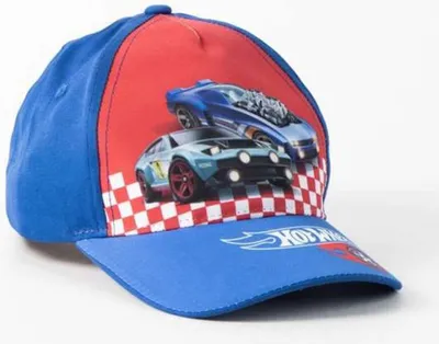 Produktbild von Hot Wheels Kinder Kappe, Blau, 53 cm Kopfumfang