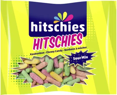 Produktbild von Hitschies Sour Mix žuvacie cukríky s príchuťou šumivého ovocia 200g