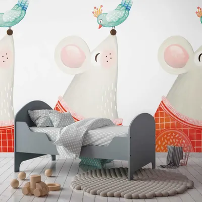 Immagine prodotto di Profhome 391871-GU Fotovliestapete Kindervliestapete weiß rot türkis grau 1,59 m x 2,8 m