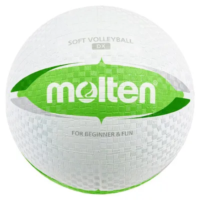 Immagine prodotto di Molten - Pallone da pallavolo morbido "Deluxe" PP2275 (taglia unica) (bianco)