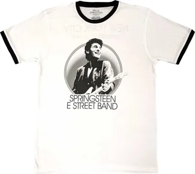 Produktbild von Bruce Springsteen - T-Shirt für Herren/Damen Uni RO5772 (M) (Weiß)