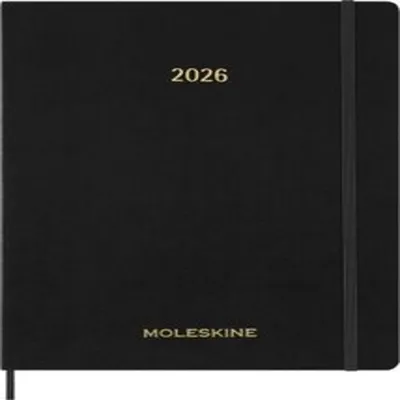 Zdjęcie produktu dla Moleskine 8056999276515 Kalendarz książkowy MOLESKINE Essential 2025/2026, 15 miesięcy, XXL