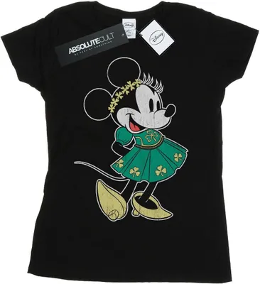 Produktbild von Disney - "St Patrick's Day" T-Shirt für Damen BI32641 (M) (Schwarz)