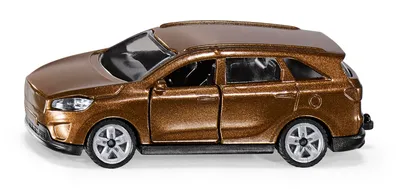 Image de SIKU 1489, Kia Sorento, métal/plastique, marron, portes ouvrables, attelage de remorque