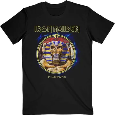 Produktbild von Iron Maiden Powerslave Mummy Circle Black XL T-Shirt